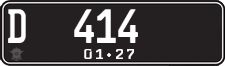 License plate of Indonesia, Regular plates