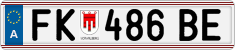 License plate of Austria, Regular plates