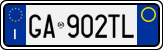 License plate of Italy, Cars (1994 year series)