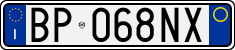 License plate of Italy, Cars (1994 year series)