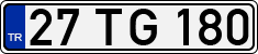 License plate of Turkey, Regular plates