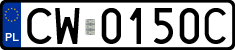 License plates of Poland, Regular car plates