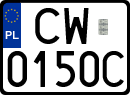 License plates of Poland, Regular car plates