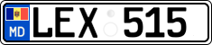 License plate of Moldova, Cars (2015)