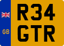License plate of the United Kingdom, 1983 year system