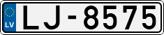 License plate of Latvia, Regular car plates