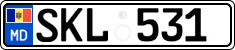 License plate of Moldova, Cars (2015)
