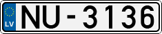 License plate of Latvia, Regular car plates