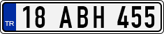 License plate of Turkey, Regular plates