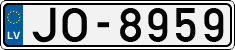 License plate of Latvia, Regular car plates