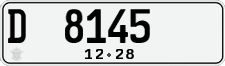 License plate of Indonesia, Regular plates