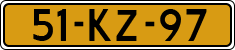 License plate of the Netherlands, Military