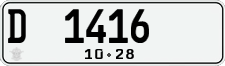 License plate of Indonesia, Regular plates