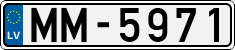License plate of Latvia, Regular car plates