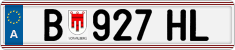 License plate of Austria, Regular plates