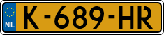 License plate of the Netherlands, Cars