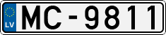 License plate of Latvia, Regular car plates