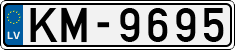 License plate of Latvia, Regular car plates