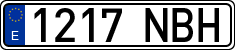 License plates of Spain, Ordinary (2000)