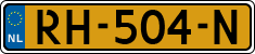 License plate of the Netherlands, Cars