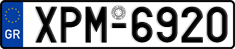 License plate of Greece, Cars
