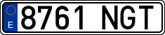 License plates of Spain, Ordinary (2000)