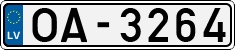 License plate of Latvia, Regular car plates