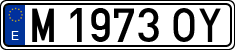 License plates of Spain, 1971 year series