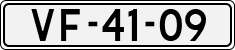 License plate of the Netherlands, Commercial Vehicles (1951-1994 system)
