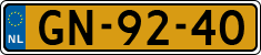 License plate of the Netherlands, Diplomatic