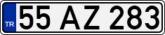 License plate of Turkey, Regular plates