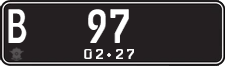 License plate of Indonesia, Regular plates