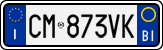 License plate of Italy, Cars (1994 year series)