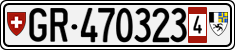 License plate of Switzerland, Provisional