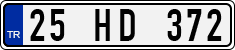 License plate of Turkey, Regular plates