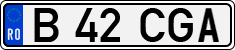 License plate of Romania, Regular plates