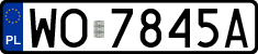 License plates of Poland, Regular car plates