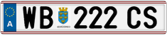 License plate of Austria, Regular plates