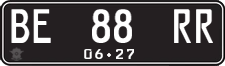 License plate of Indonesia, Regular plates