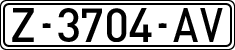 License plates of Spain, 1971 year series