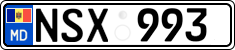 License plate of Moldova, Cars (2015)