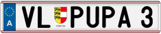 License plate of Austria, Vanity Plates