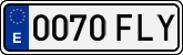 License plates of Spain, Ordinary (2000)