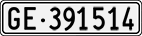 License plate of Switzerland, Cars
