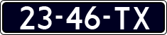 License plate of the Netherlands, Cars