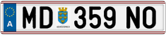 License plate of Austria, Regular plates