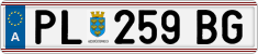 License plate of Austria, Regular plates