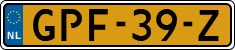 License plate of the Netherlands, Cars