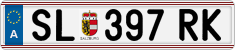 License plate of Austria, Regular plates