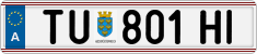 License plate of Austria, Regular plates